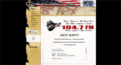 Desktop Screenshot of pirate1047.com